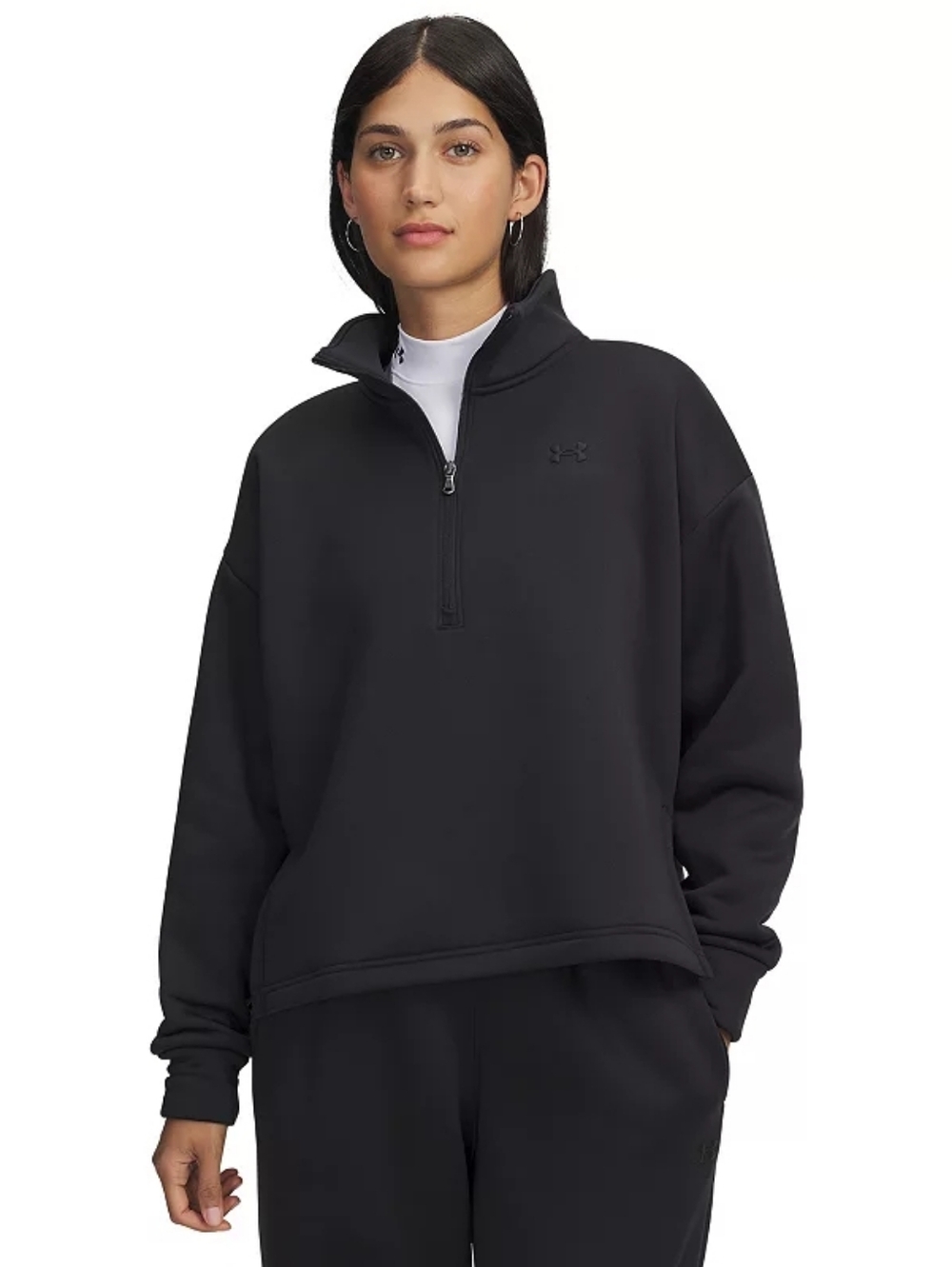 Under Armour Charcoal 1/4 Zip Pullover Sweater
